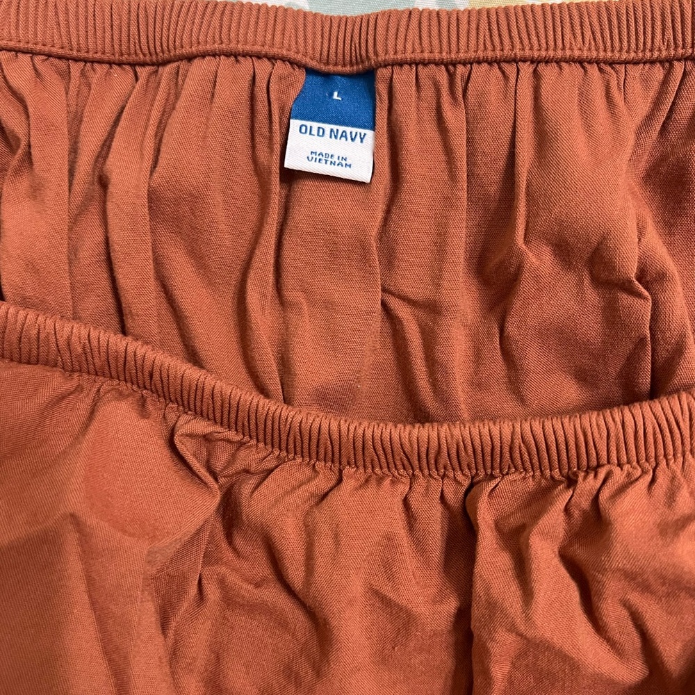 Old Navy Waist-Defined Ruffled Off-The-Shoulder Smocked Maxi Dress Large-Small - Picture 3 of 8